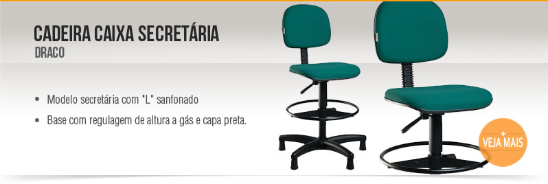Cadeira Caixa Secretária Draco