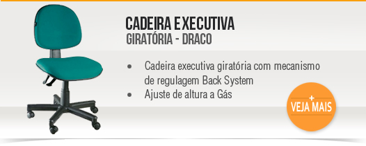 Cadeira Executiva Giratória Draco