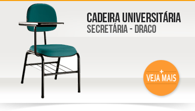 Cadeira Universitária Secretária Draco