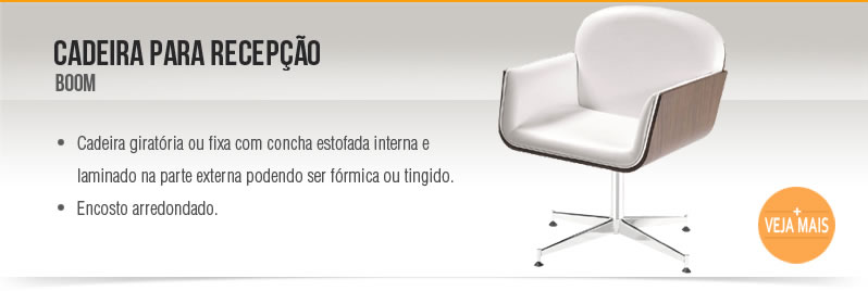 Cadeira para Recepção Boom