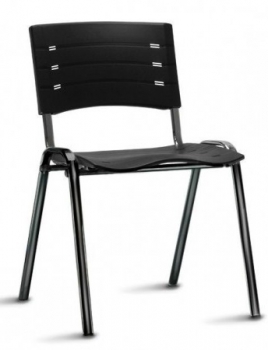 Cadeira Fixa Empilhável New ISO